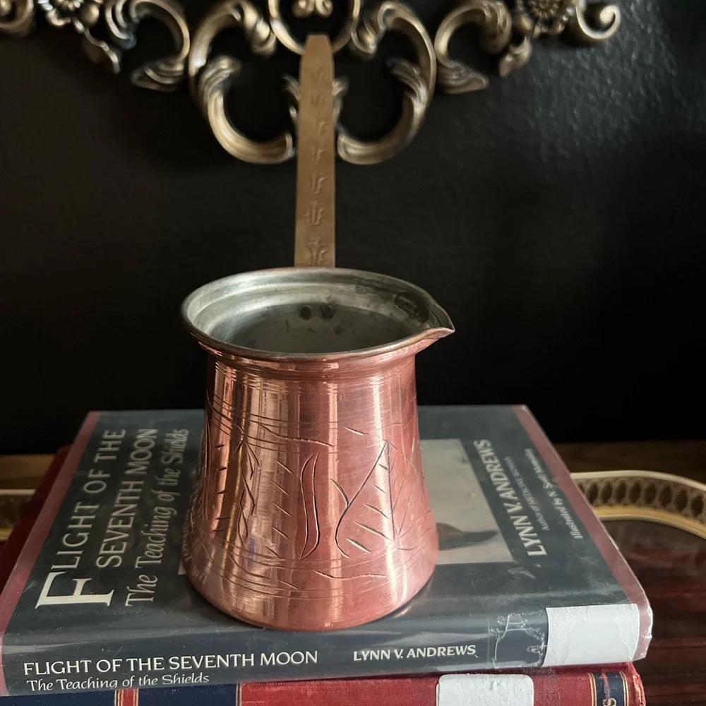 Vintage Copper Turkish Coffee Pot - Picture 11 of 12